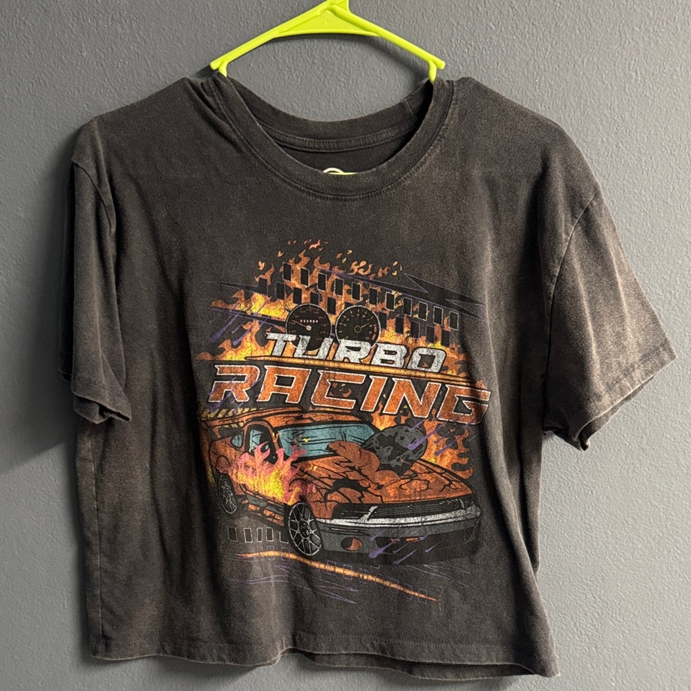 Turbo Racing Short Sleeve Tee - Charcoal